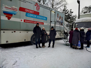 6 декабря деревню Капыревщину посетил медицинский автопоезд «Здоровье Смоленщины» - фото - 1